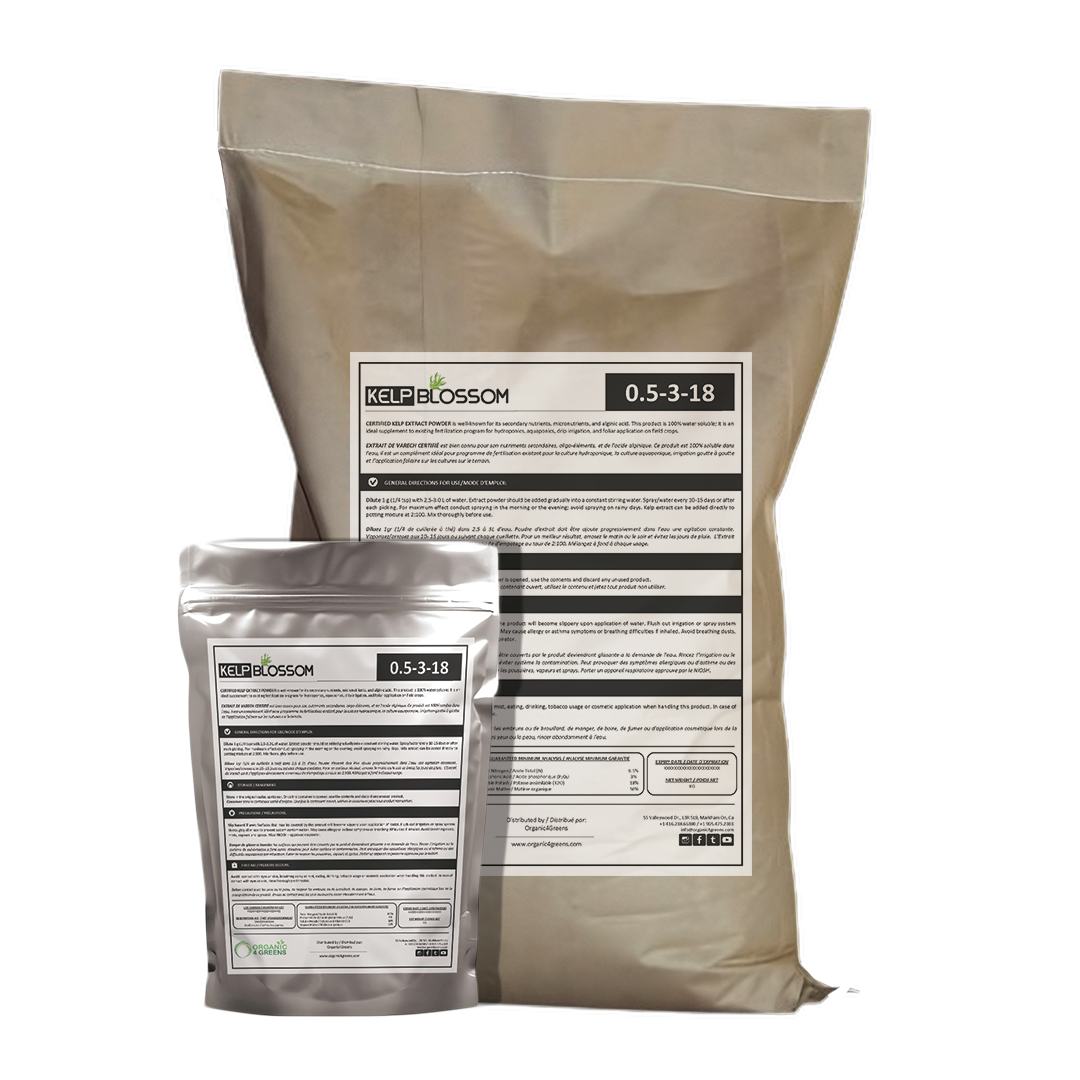 KelpBlossom™ SS 0.5-3-18 Organic Soluble Powder